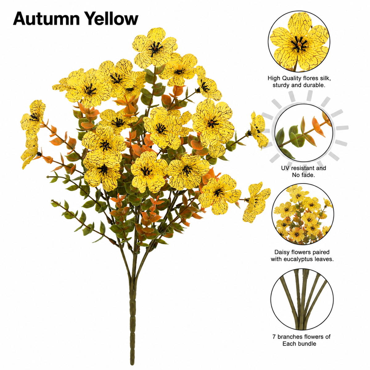 🍂Only $2.98 Last Day Promotion!🌺UV Resistant Fall Artificial Flower