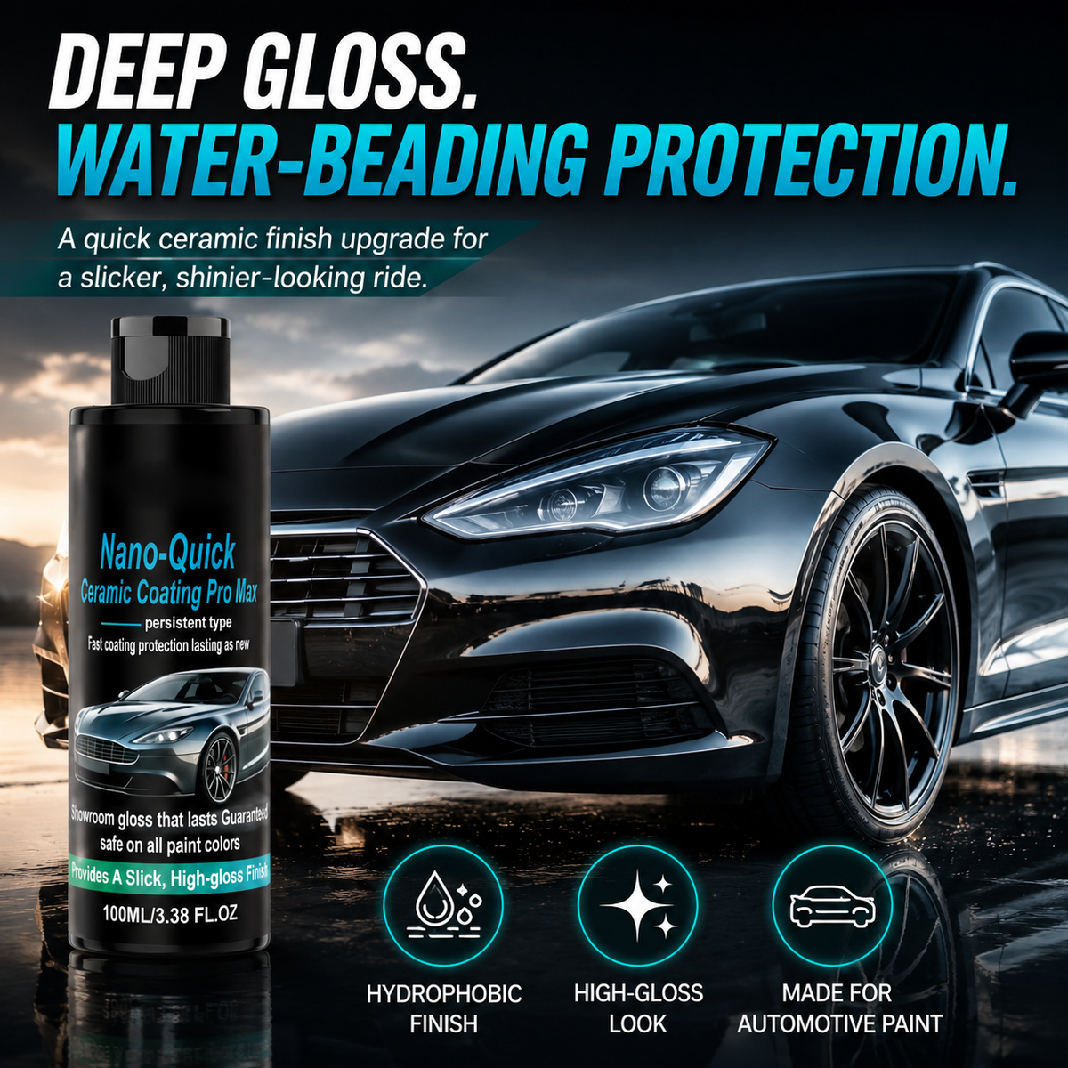 ⚡ LIMITED DEAL | Quick Nano Ceramic Car Coating – Easy Shine & Surface Protection for Daily Detailing