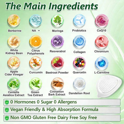 ✌️ Vilnexa™ 8-in-1 AMPK Metabolic Slimming Patch 🇺🇸 Moringa × Berberine Formula · Supports Weight Management, Metabolic Balance & Daily Comfort