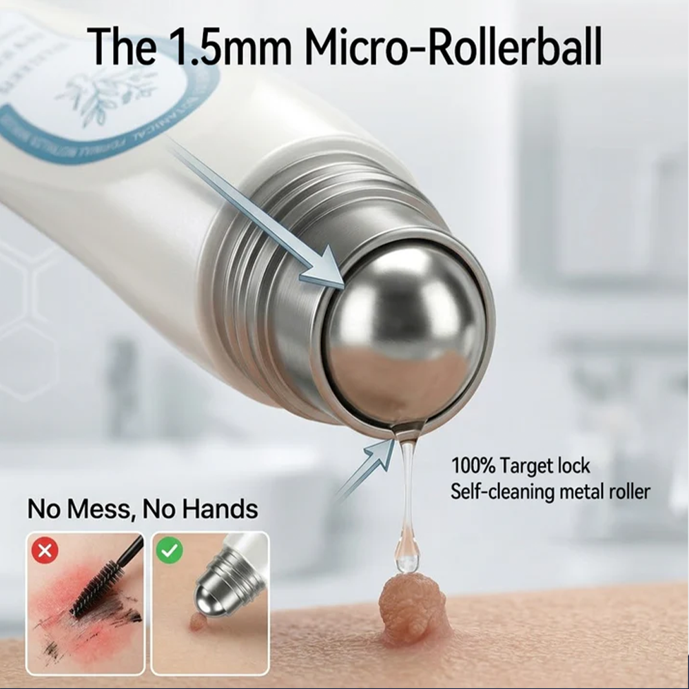 𝟕-𝐃𝒂𝘆 𝐒𝗸𝐢𝐧 𝐓𝒂𝗴 & 𝐒𝐩𝙤𝐭 𝐄𝐫𝒂𝐬𝙚𝐫,Painless & Scar-Free  Advanced Imperfection Removal Rollerball Pen