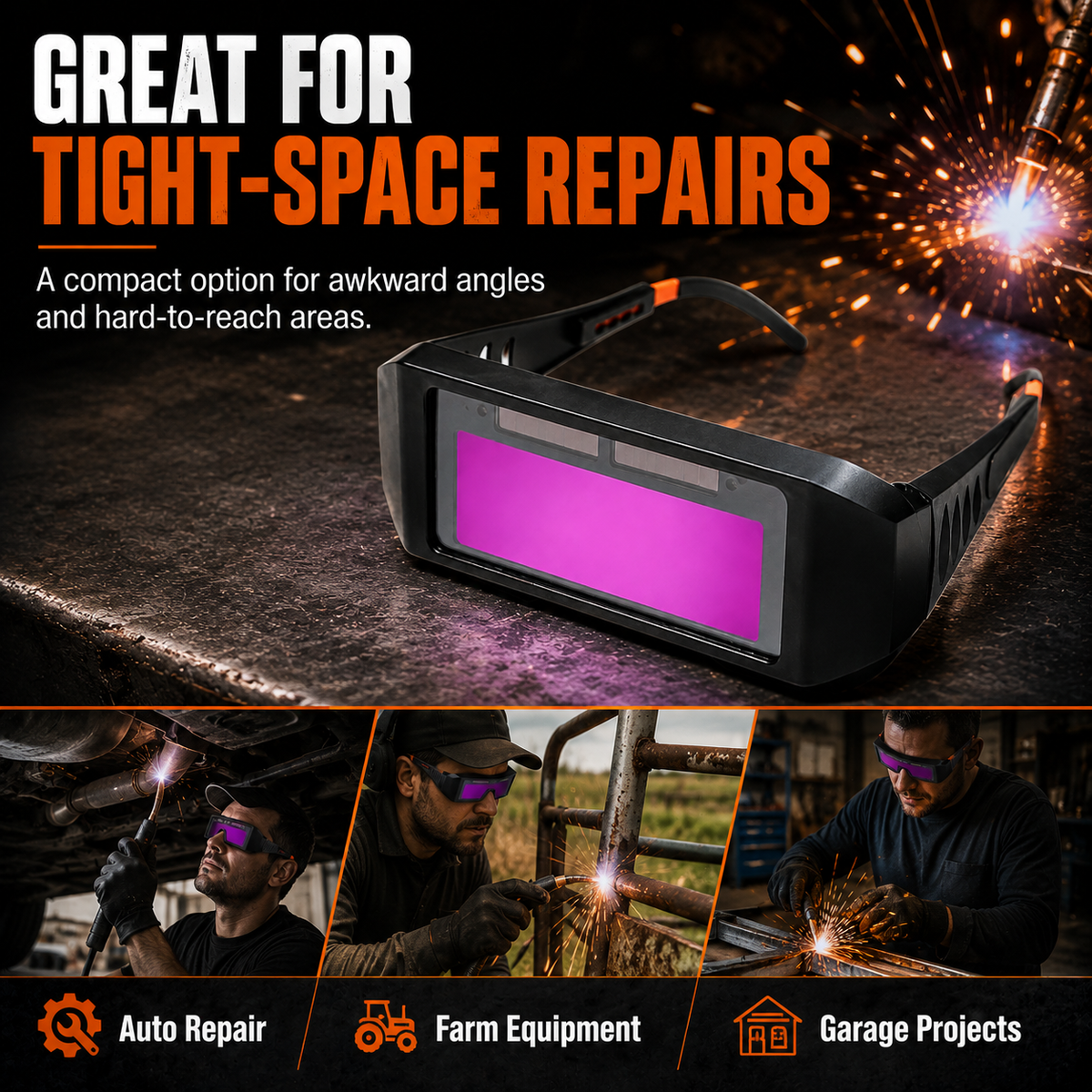 Welding Glasses Auto-Darkening LCD Welding Goggles