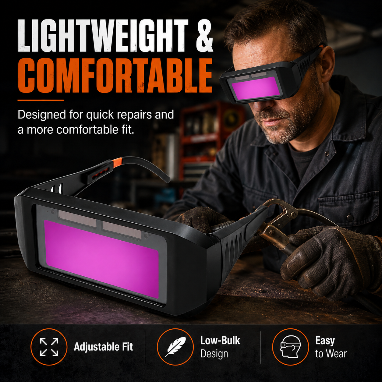 Welding Glasses Auto-Darkening LCD Welding Goggles