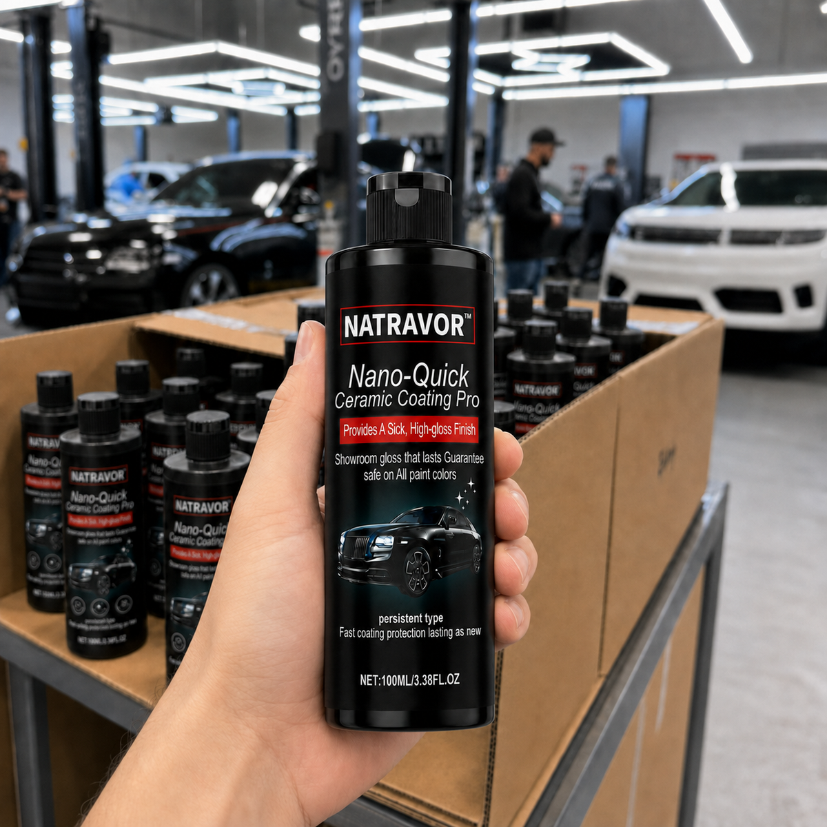 🚗 NATRAVOR™ Nano-Quick Ceramic Coating Pro