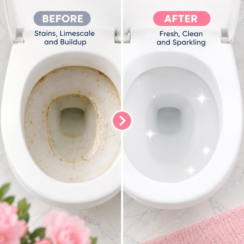 Multi-Surface Bathroom Cleaner Spray — Removes Soap Scum, Limescale & Odors