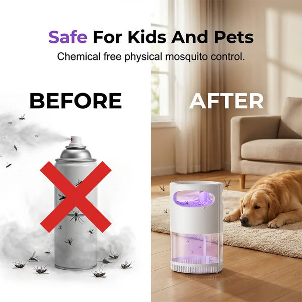 🦟 50% OFF! UV Mosquito Killer Lamp – quiet, USB, chemical-free.