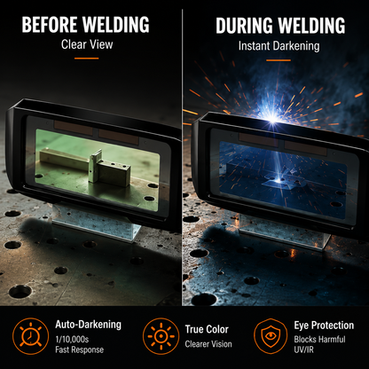 Welding Glasses Auto-Darkening LCD Welding Goggles