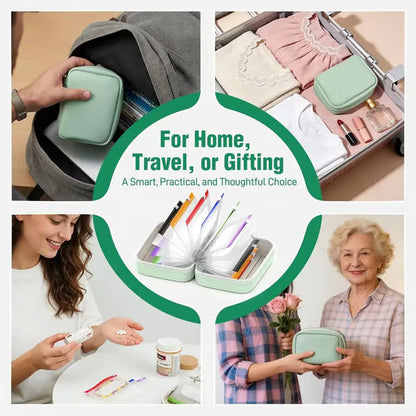 A8 Waterproof Pill Pouch Set – 7 to 14 Days of Meds & Vitamins💧Waterproof & Crush-Resistant Shell