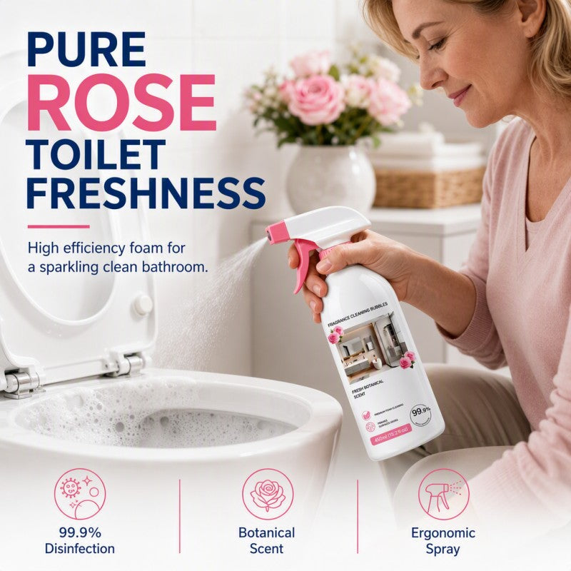 Multi-Surface Bathroom Cleaner Spray — Removes Soap Scum, Limescale & Odors
