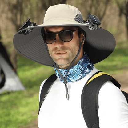 🔥2026 Summer Hot Sale🔥 New Ultralight Solar Fan Sun Hat – Lighter Than a Baseball!⚾(Only 11oz)