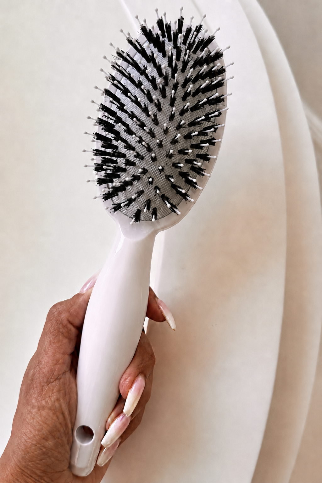 Viral Boar Bristle Detangling Hair Brush for Smooth & Shiny Hair