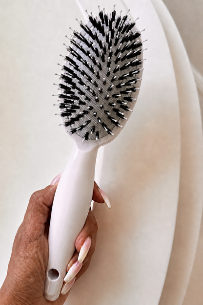 Viral Boar Bristle Detangling Hair Brush for Smooth & Shiny Hair