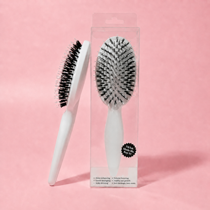 Viral Boar Bristle Detangling Hair Brush for Smooth & Shiny Hair