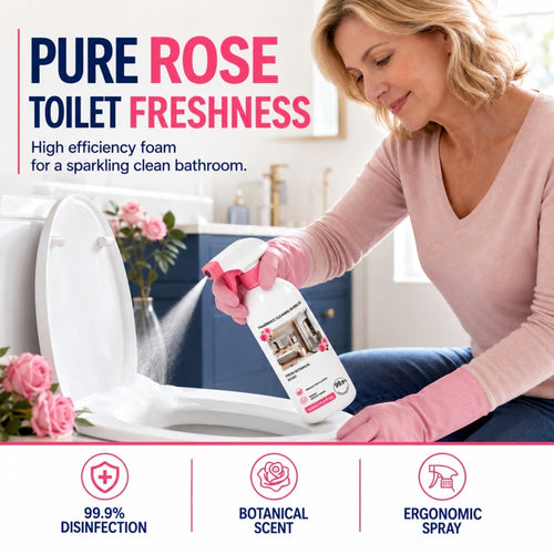 Multi-Surface Bathroom Cleaner Spray — Removes Soap Scum, Limescale & Odors
