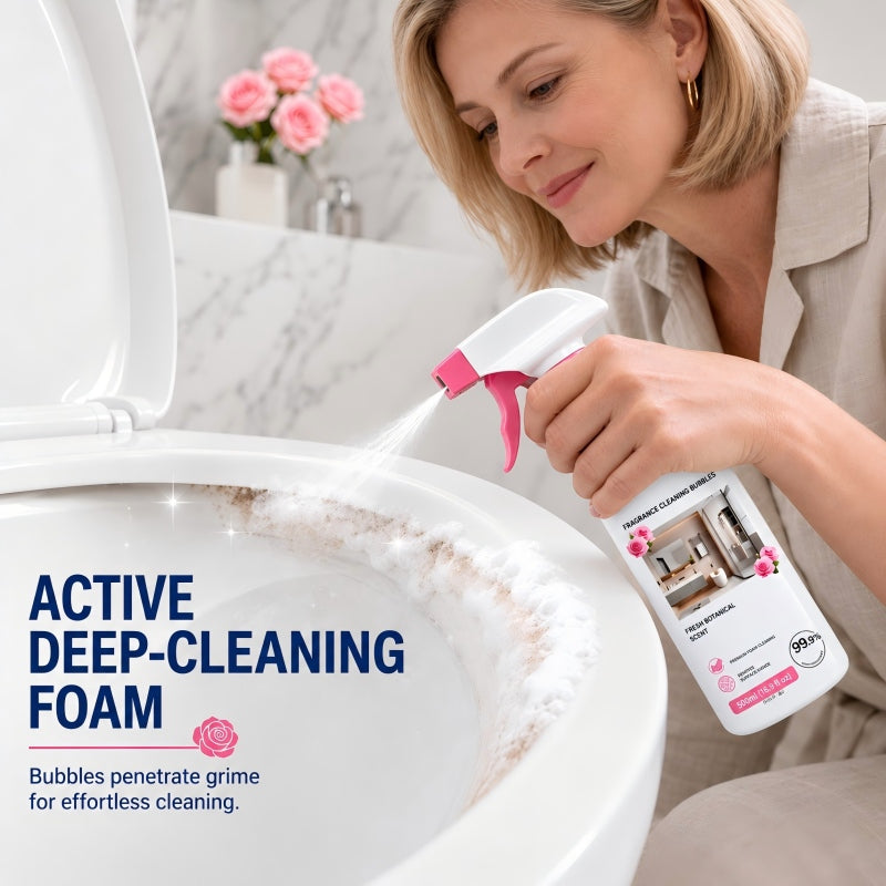 Multi-Surface Bathroom Cleaner Spray — Removes Soap Scum, Limescale & Odors