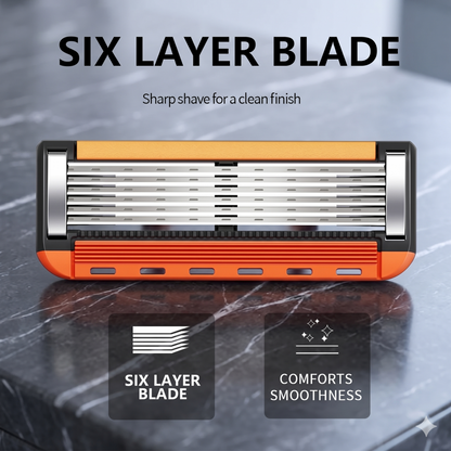 Men's Unscented Precision Razor Blade Replacement Handheld Kit