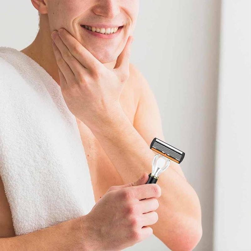 Men's Unscented Precision Razor Blade Replacement Handheld Kit