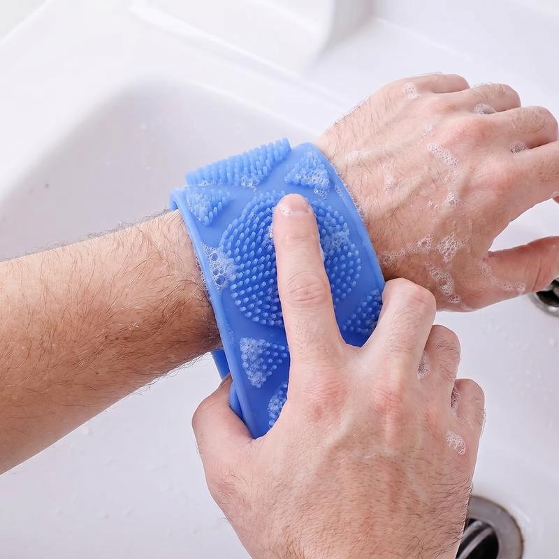 🔥Double-Sided Silicone Back Scrubber For Deep Cleaning & Soft Skin