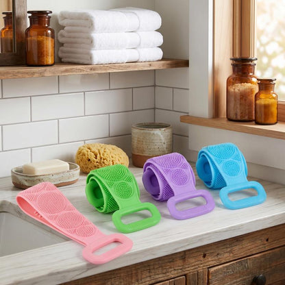 🔥Double-Sided Silicone Back Scrubber For Deep Cleaning & Soft Skin