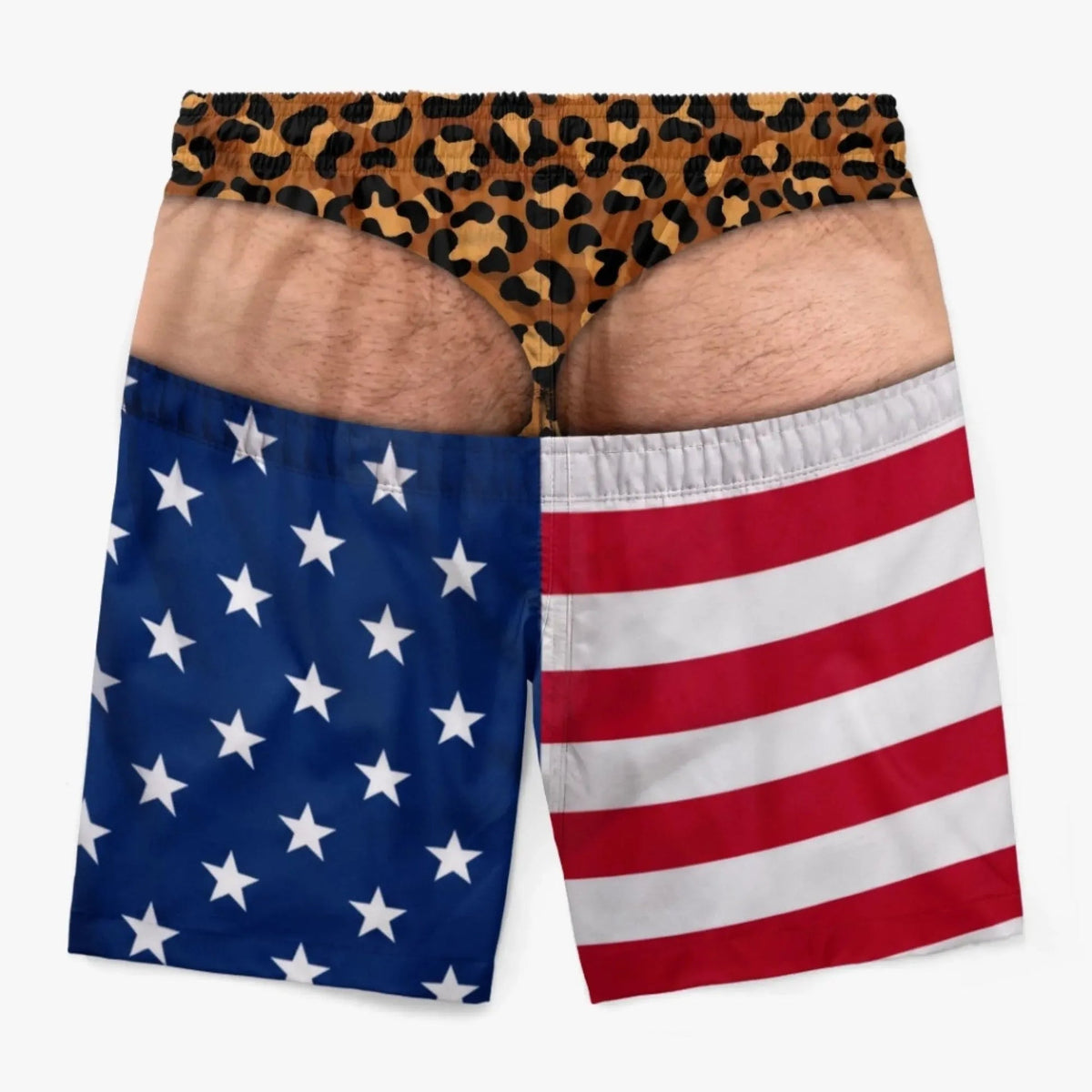 Funny Patriotic Men Swim Trunks