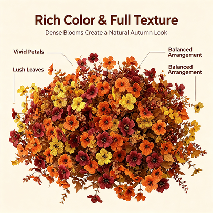 🍂Only $2.98 Last Day Promotion!🌺UV Resistant Fall Artificial Flower