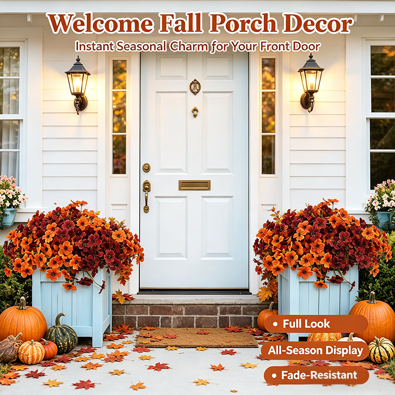 🍂Only $2.98 Last Day Promotion!🌺UV Resistant Fall Artificial Flower