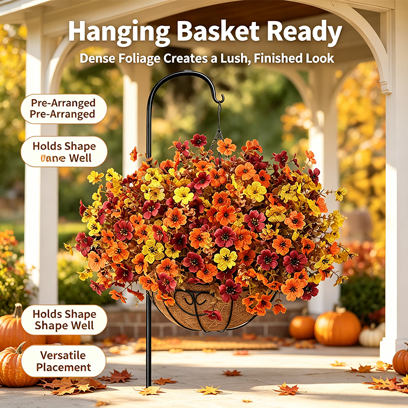 🍂Only $2.98 Last Day Promotion!🌺UV Resistant Fall Artificial Flower