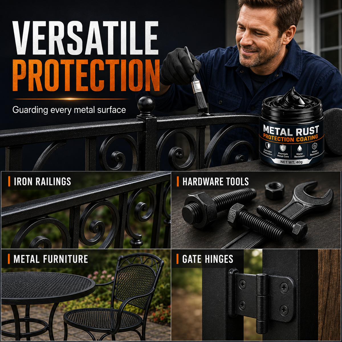 🛡️ Trusted by 50,000+ Customers | 2026 Hot Sale — 70% OFF Premium Metal Rust Protection Paste restores rusty gates, rai