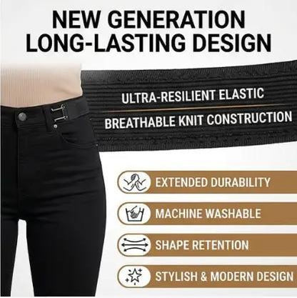 👖 Flat & Adjustable • Comfortable Fit • Perfect for Jeans & Pants