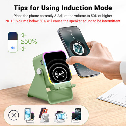 5-in-1 Wireless Speaker & Charging Stand