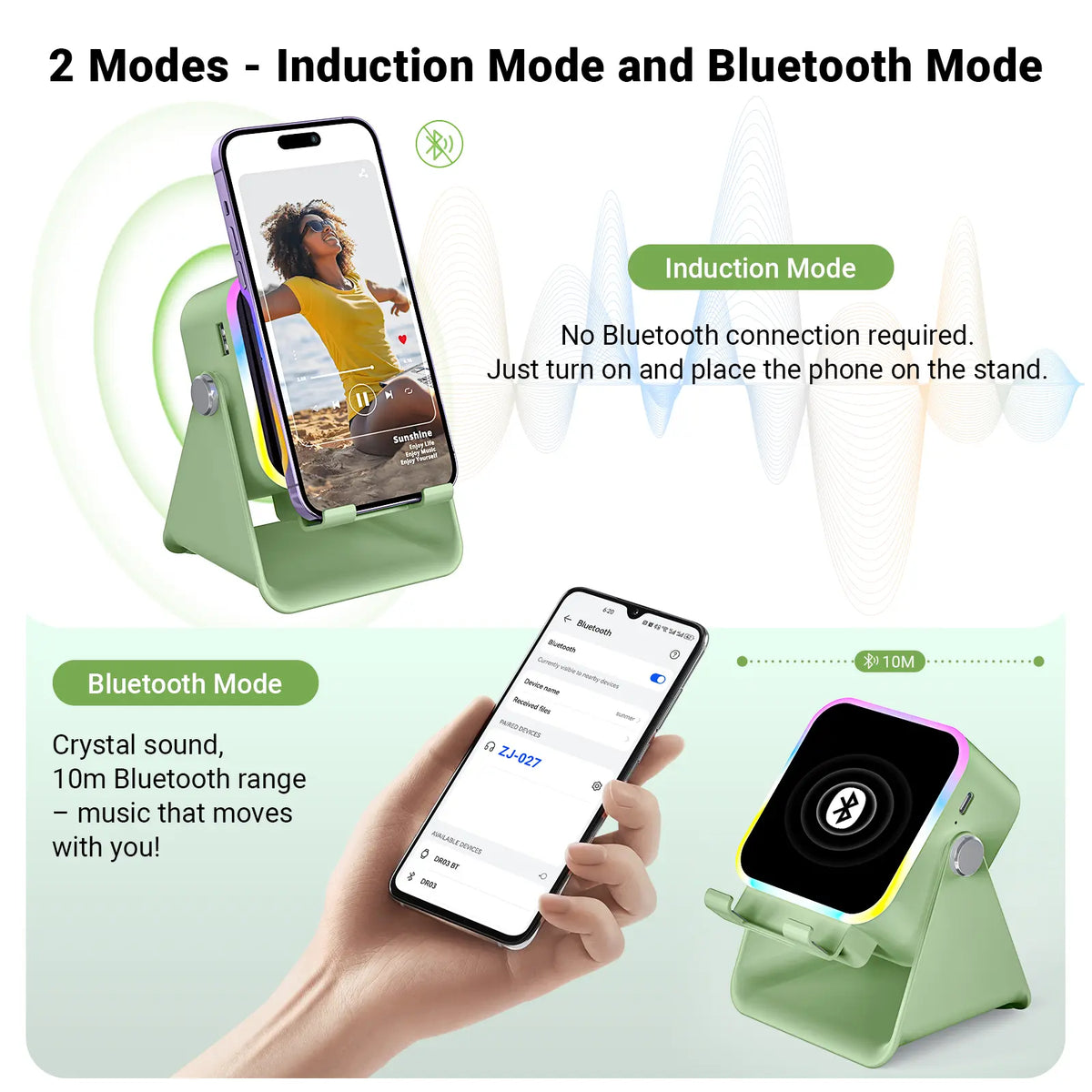 5-in-1 Wireless Speaker & Charging Stand