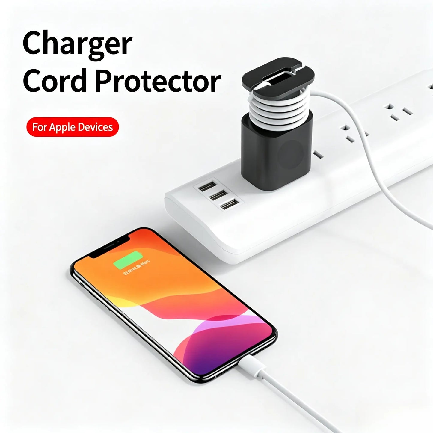 🔥2-in-1 Silicone Charger Protector with Cord Wrap for 18W/20W Adapters