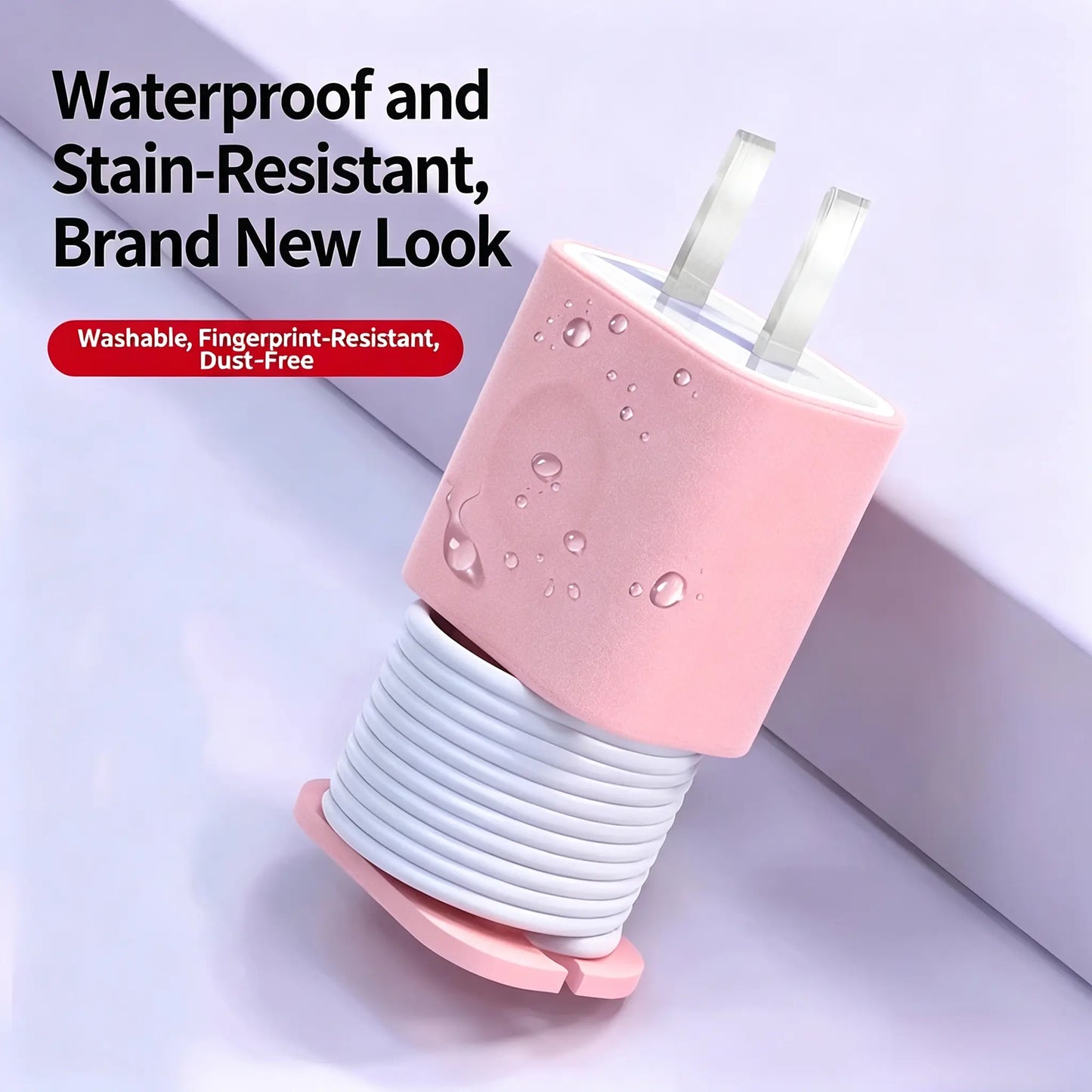 🔥2-in-1 Silicone Charger Protector with Cord Wrap for 18W/20W Adapters