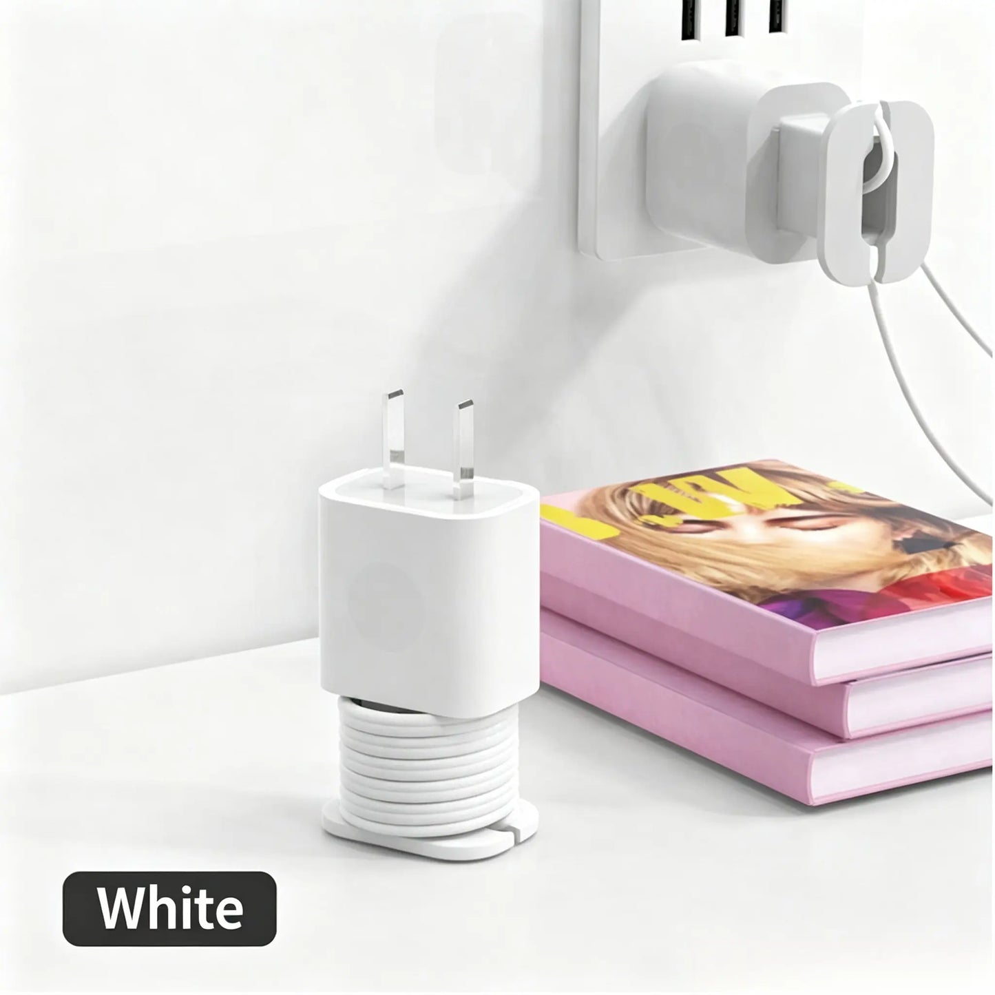 🔥2-in-1 Silicone Charger Protector with Cord Wrap for 18W/20W Adapters