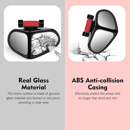 360° Rotatable Dual-Lens Blind Spot Mirror