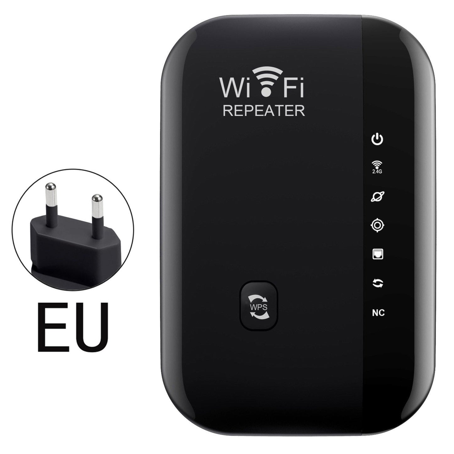📶2026 Upgraded Version- WiFi Range Extender – Plug-In Repeater with Ethernet Port & Free Cable