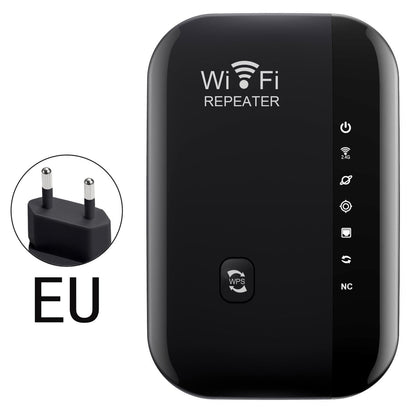 📶2026 Upgraded Version- WiFi Range Extender – Plug-In Repeater with Ethernet Port & Free Cable
