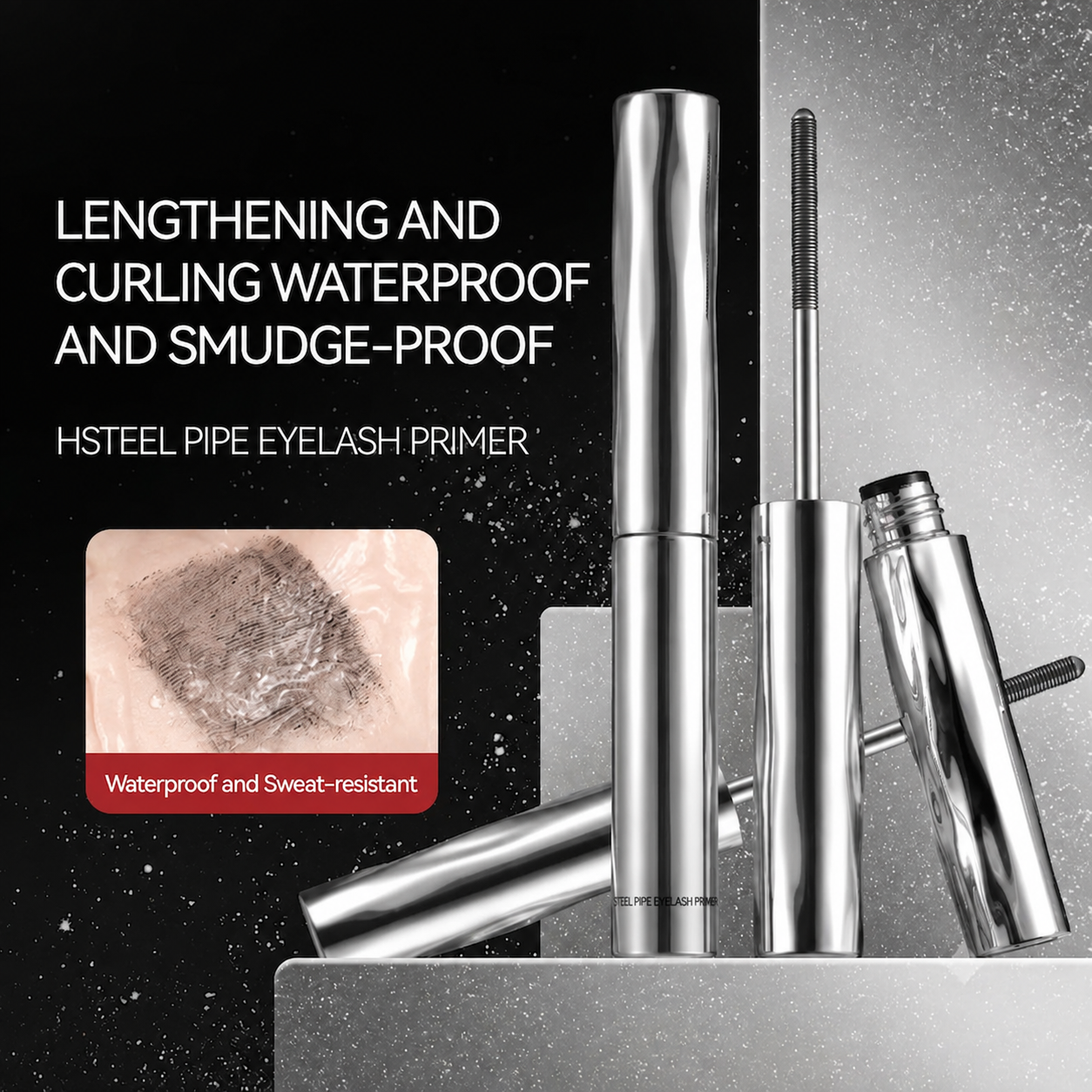 Mascara - Black | Length and Lift | Waterproof Mascara, Curling, Lengthening, Volumizing Mascara | Long-Lasting Formula | Eye Makeup |
