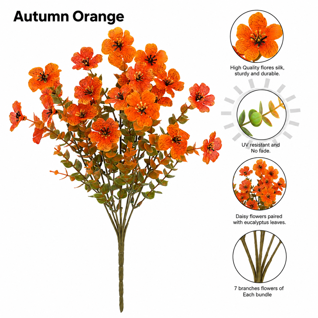 🍂Only $2.98 Last Day Promotion!🌺UV Resistant Fall Artificial Flower