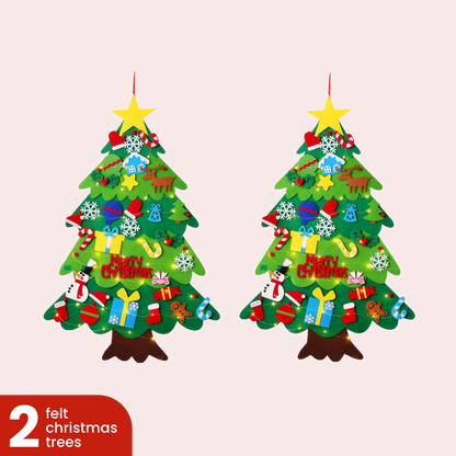 Toddler's Interactive Felt Christmas Tree