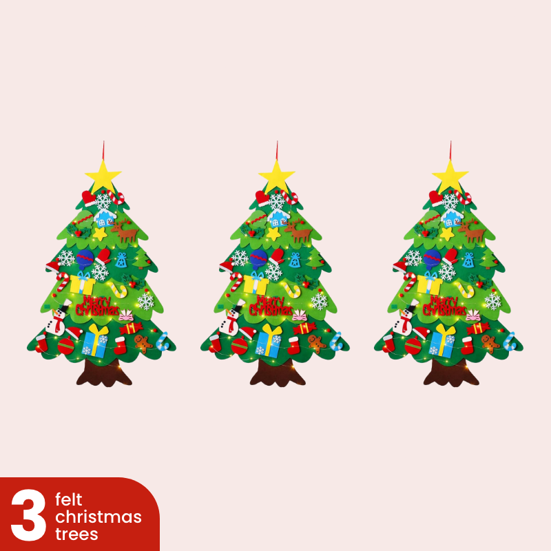 3 Felt Trees (Save 20%)