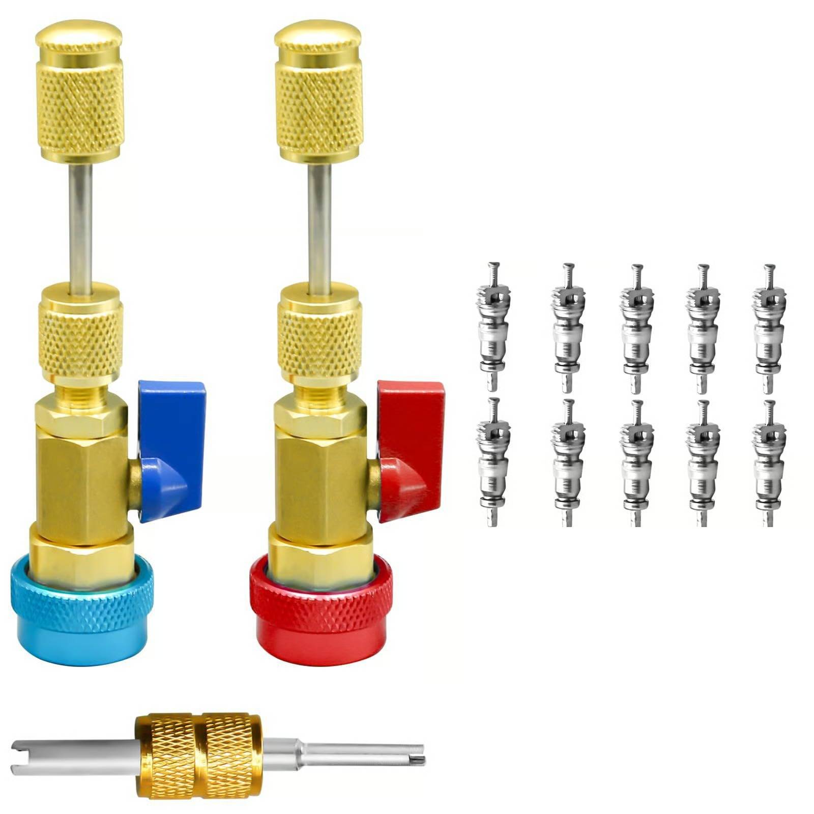 For Automotive AC (High & low voltage set)with 10 PCS Valve Cores