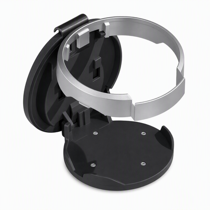 Foldable Car Door Cup Holder & Storage Tray — Fits Large Bottles & Phones