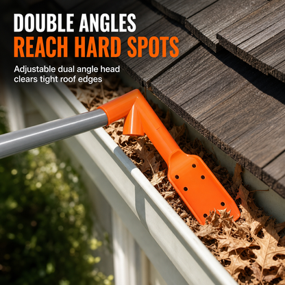 Adjustable Gutter Cleaning Scoop — Clear Leaves & Debris from the Ground